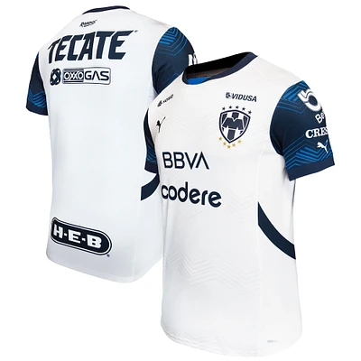 Men's Puma White CF Monterrey 2024/25 Away Replica Jersey