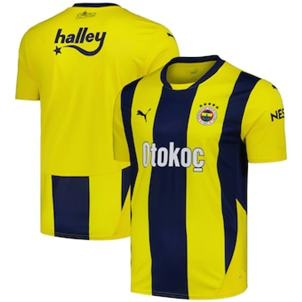 Men's Puma Yellow Fenerbahce SK 2024/25 Home Replica Jersey