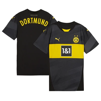 Women's Puma Black Borussia Dortmund 2024/25 Away Replica Jersey