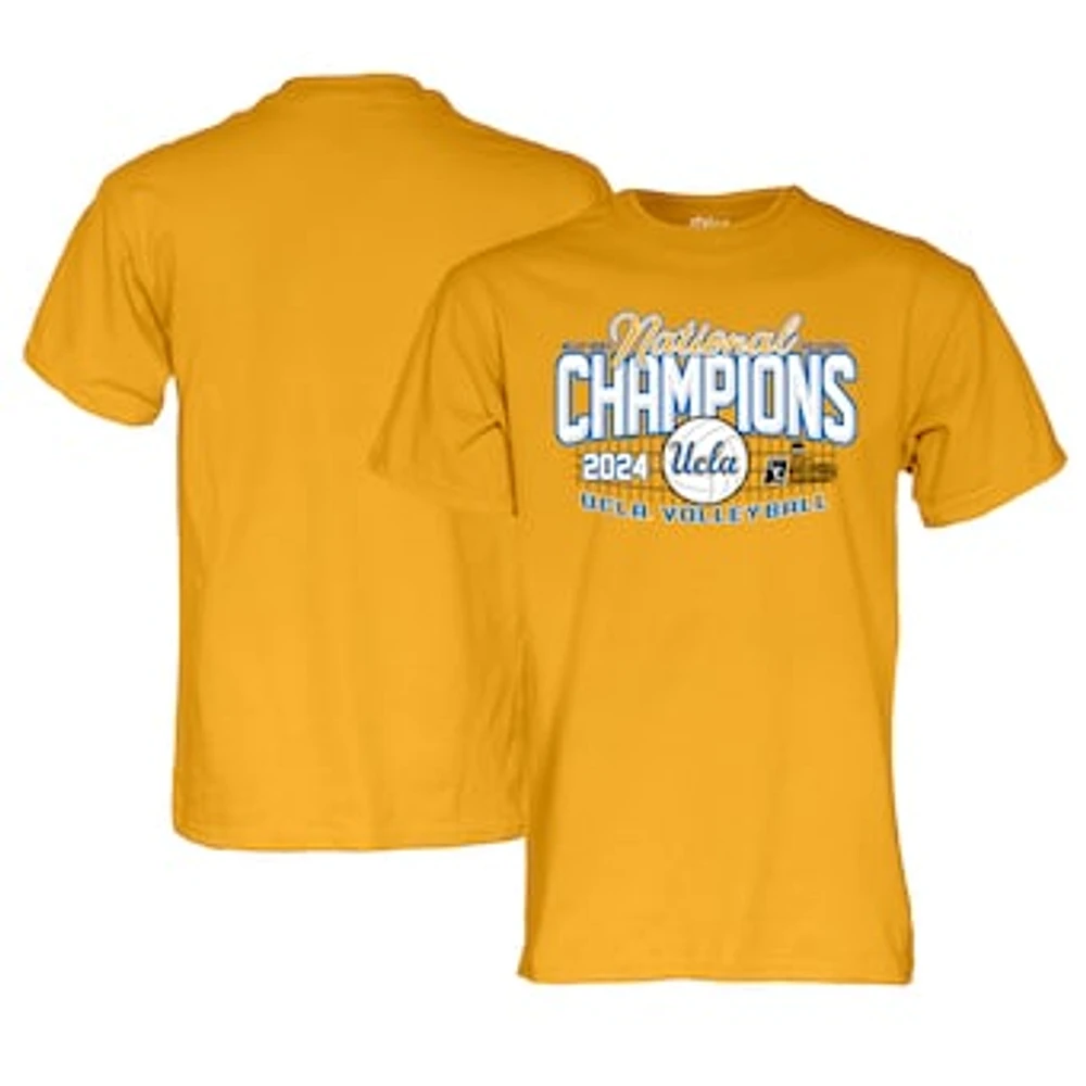 Unisex Blue 84  Gold UCLA Bruins 2024 NCAA Men's Volleyball National Champions T-Shirt