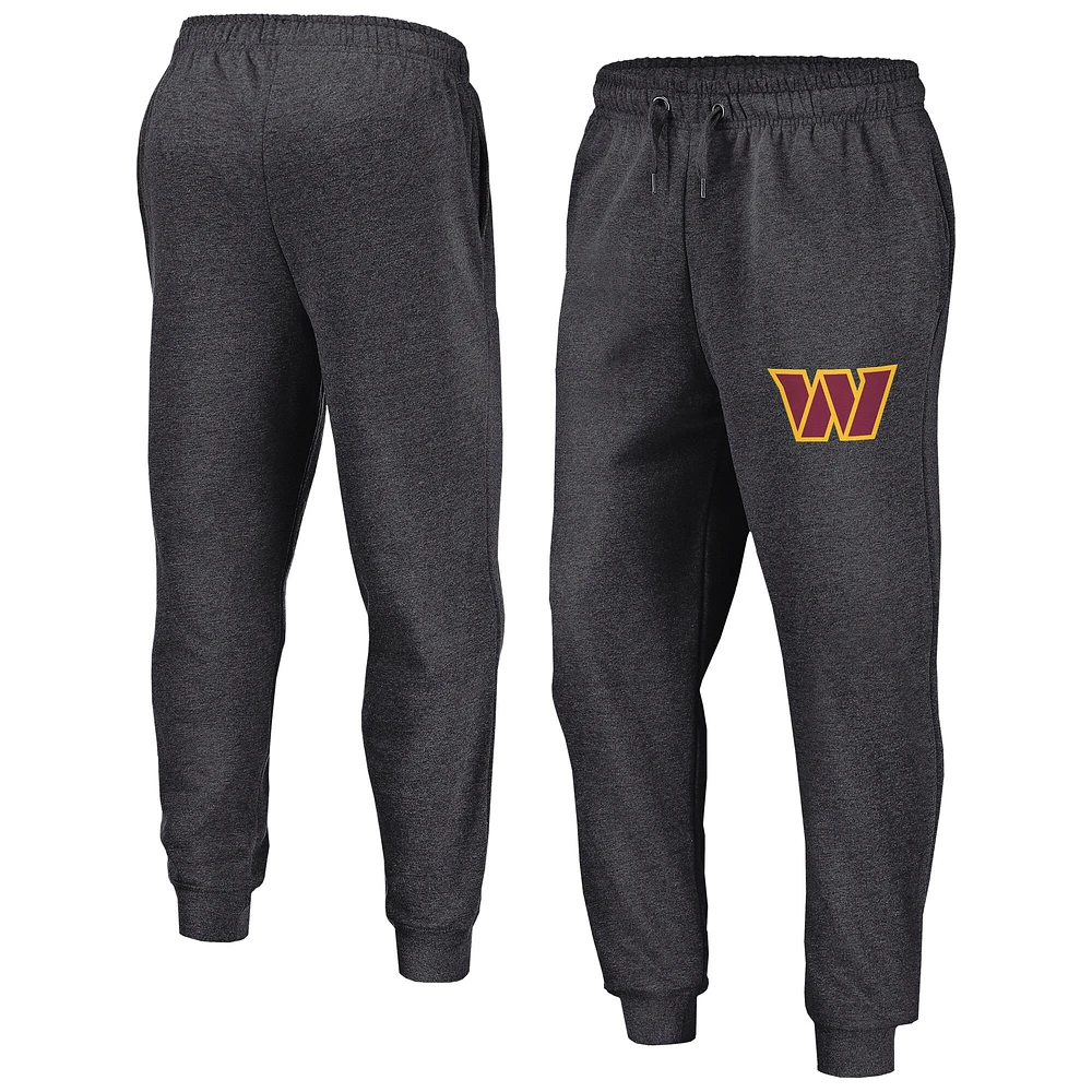 Men's Fanatics  Heather Charcoal Washington Commanders Boost Fleece Joggers