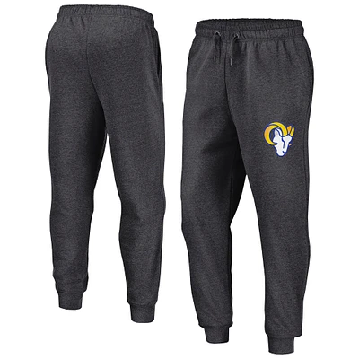 Men's Fanatics  Heather Charcoal Los Angeles Rams Boost Fleece Joggers