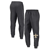 Men's Fanatics  Heather Charcoal New Orleans Saints Boost Fleece Joggers