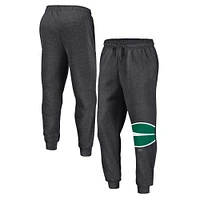 Men's Fanatics  Heather Charcoal New York Jets Boost Fleece Joggers