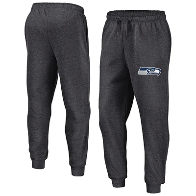 Men's Fanatics  Heather Charcoal Seattle Seahawks Boost Fleece Joggers