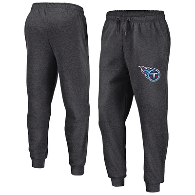 Men's Fanatics  Heather Charcoal Tennessee Titans Boost Fleece Joggers