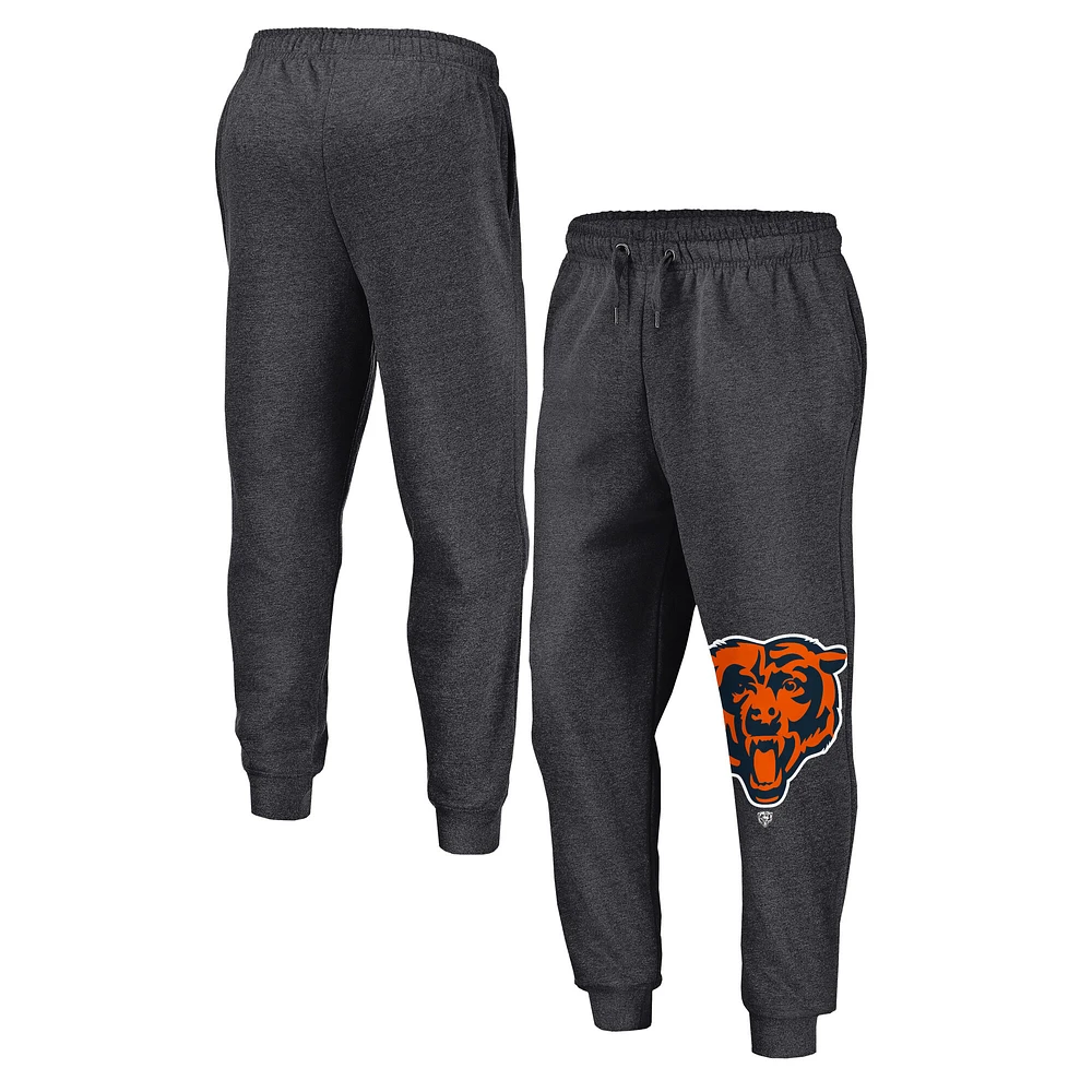 Men's Fanatics  Heather Charcoal Chicago Bears Boost Fleece Joggers