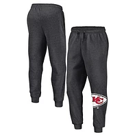 Men's Fanatics  Heather Charcoal Kansas City Chiefs Boost Fleece Joggers