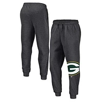 Men's Fanatics  Heather Charcoal Green Bay Packers Boost Fleece Joggers