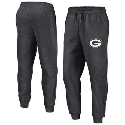 Men's Fanatics  Heather Charcoal Green Bay Packers Boost Fleece Joggers