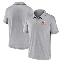 Men's Fanatics Gray Cincinnati Bengals Making Waves Polo