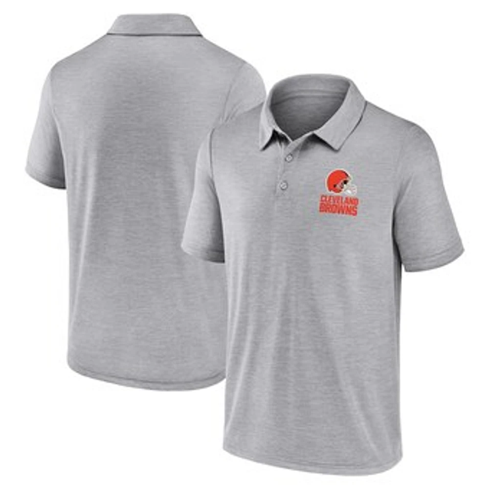 Men's Fanatics Gray Cleveland Browns Making Waves Polo