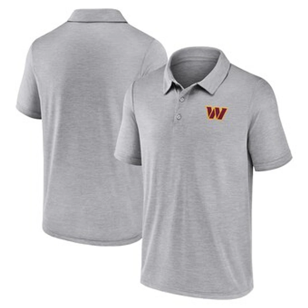 Men's Fanatics Gray Washington Commanders Making Waves Polo