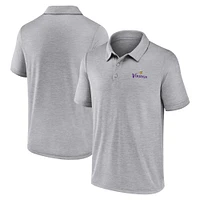 Men's Fanatics Gray Minnesota Vikings Making Waves Polo