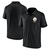 Men's Fanatics Black Pittsburgh Steelers Making Waves Polo