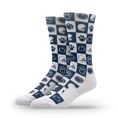 Unisex Strideline Penn State Nittany Lions Premium 70's Bedding Crew Socks