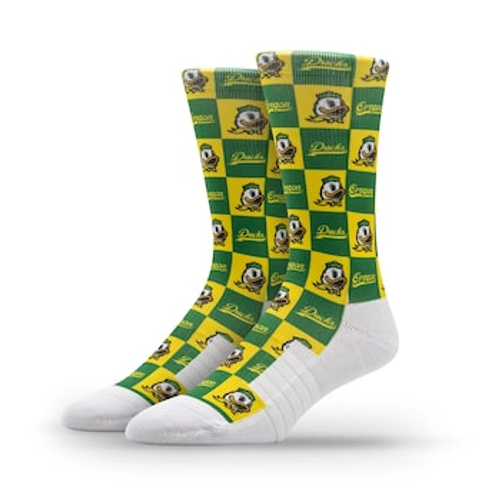 Unisex Strideline Oregon Ducks Premium 70's Bedding Crew Socks