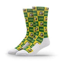 Unisex Strideline Oregon Ducks Premium 70's Bedding Crew Socks