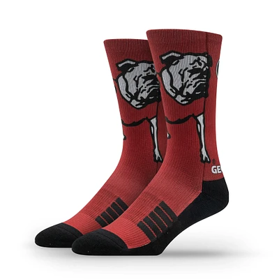 Unisex Strideline Georgia Bulldogs Premium Mascot Crew Socks