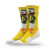 Unisex Strideline Oregon Ducks Premium Mascot Crew Socks