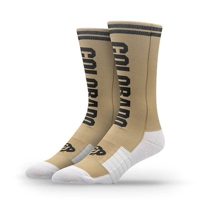 Unisex Strideline Colorado Buffaloes Premium Wordmark Crew Socks