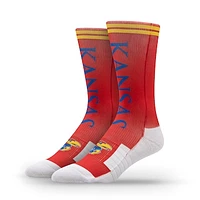 Unisex Strideline Kansas Jayhawks Premium Wordmark Crew Socks