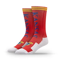 Unisex Strideline Kansas Jayhawks Premium Wordmark Crew Socks