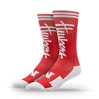 Unisex Strideline Nebraska Huskers Premium Wordmark Crew Socks