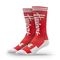 Unisex Strideline Nebraska Huskers Premium Wordmark Crew Socks