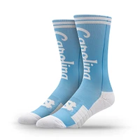 Unisex Strideline North Carolina Tar Heels Premium Wordmark Crew Socks