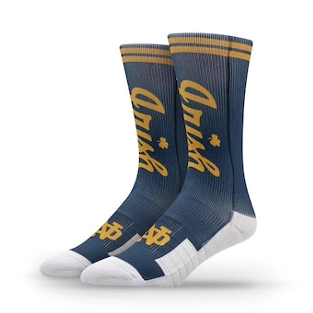 Unisex Strideline Notre Dame Fighting Irish Premium Wordmark Crew Socks