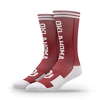 Unisex Strideline Oklahoma Sooners Premium Wordmark Crew Socks