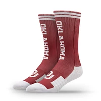 Unisex Strideline Oklahoma Sooners Premium Wordmark Crew Socks