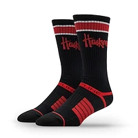 Unisex Strideline Nebraska Huskers Premium Fan Logo Crew Socks