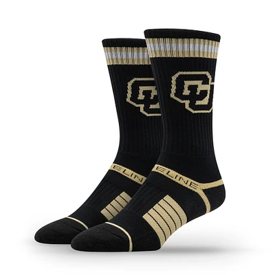 Unisex Strideline Colorado Buffaloes Premium Fan Logo Crew Socks