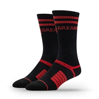 Unisex Strideline Arkansas Razorbacks Premium Fan Logo Crew Socks