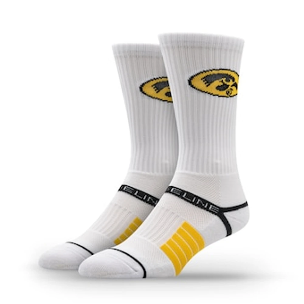 Unisex Strideline Iowa Hawkeyes Premium Primary Logo Crew Socks