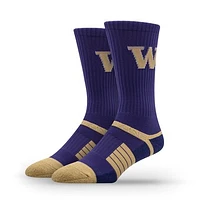 Unisex Strideline Washington Huskies Premium Primary Logo Crew Socks