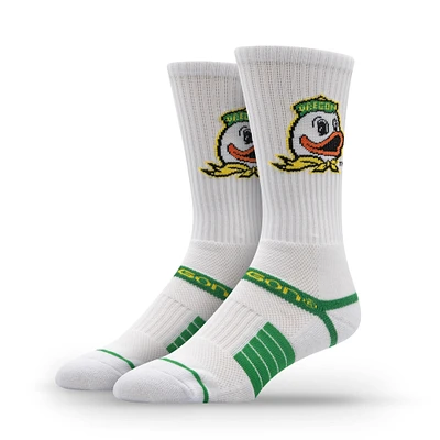 Unisex Strideline Oregon Ducks Premium Primary Logo Crew Socks