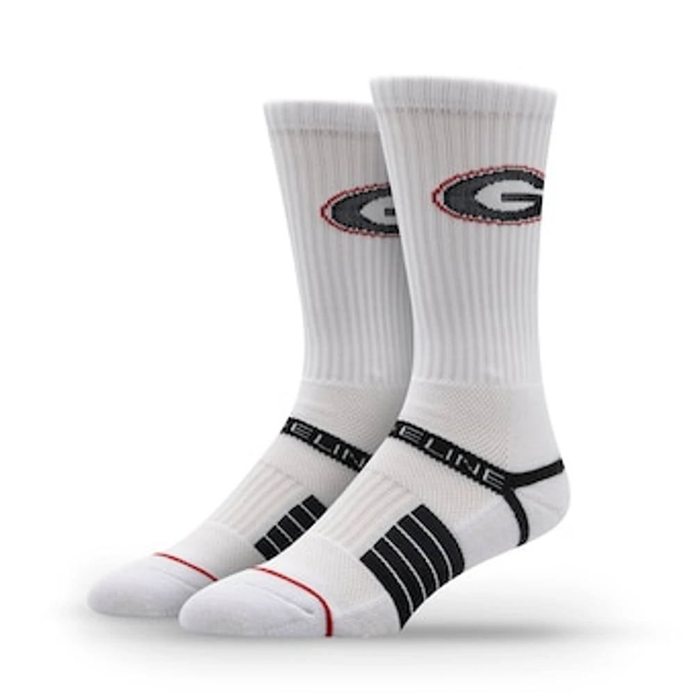 Unisex Strideline Georgia Bulldogs Premium Primary Logo Crew Socks