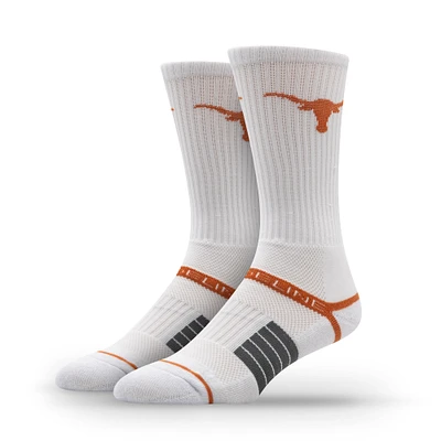 Unisex Strideline Texas Longhorns Premium Primary Logo Crew Socks