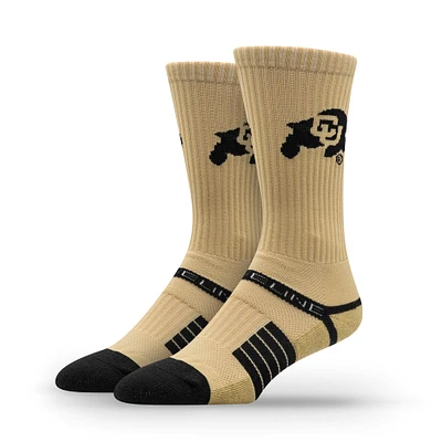 Unisex Strideline Colorado Buffaloes Premium Primary Logo Crew Socks