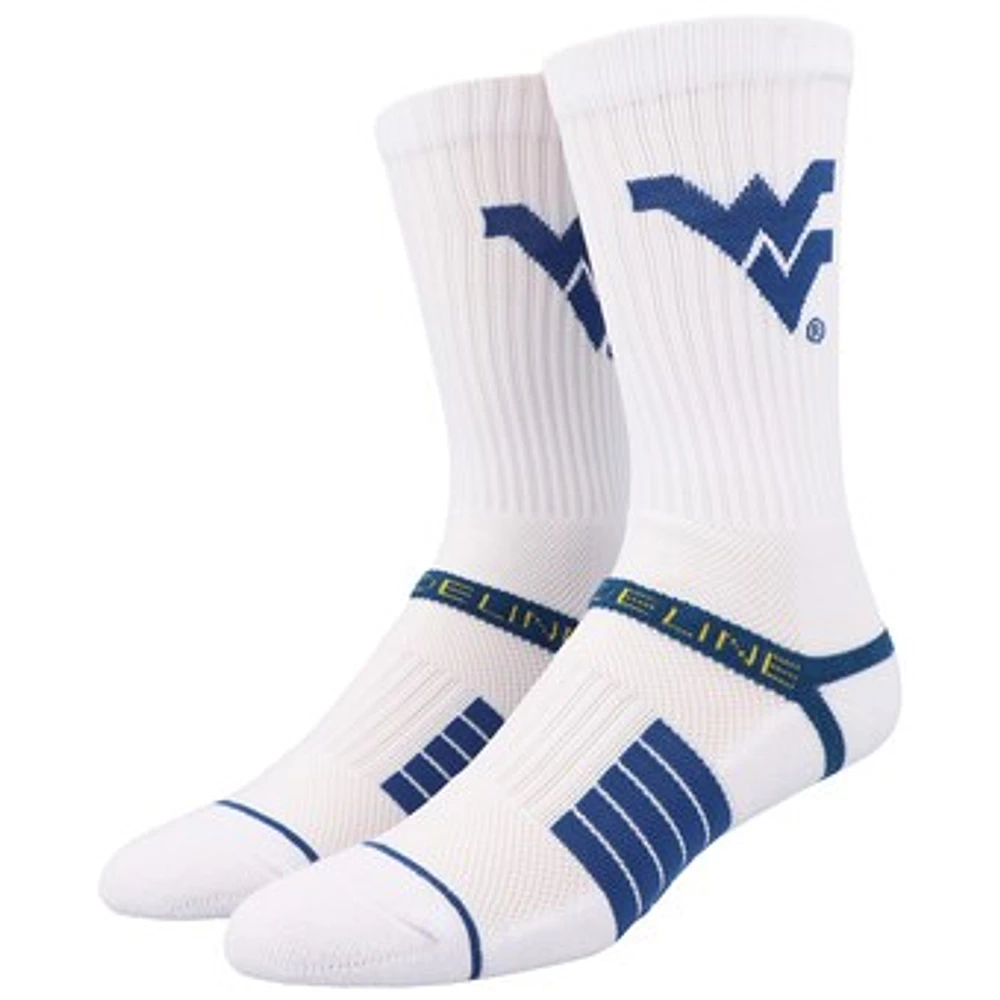 Unisex Strideline West Virginia Mountaineers Premium 70's Bedding Crew Socks