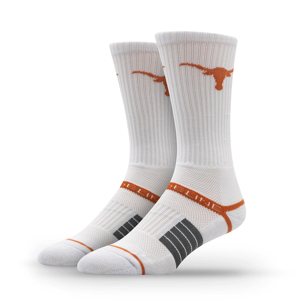 Unisex Strideline Texas Longhorns Premium 70's Bedding Crew Socks