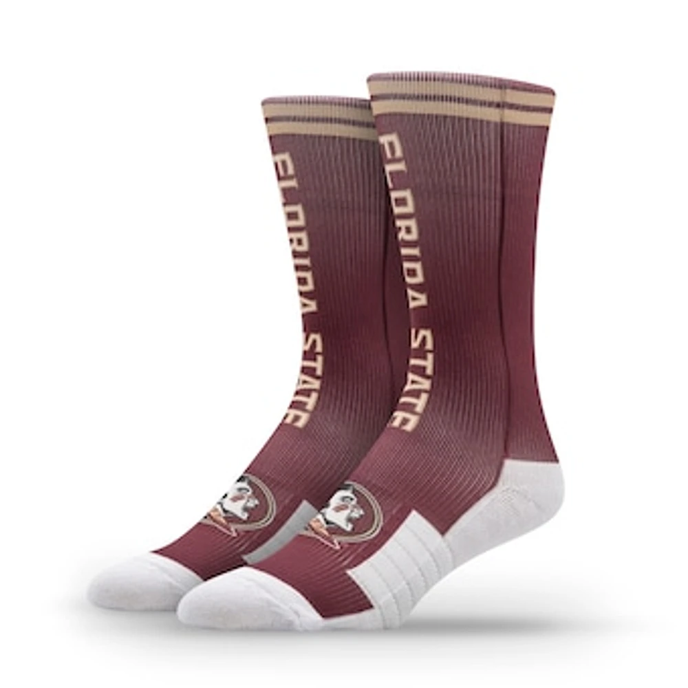 Unisex Strideline Florida State Seminoles Premium 70's Bedding Crew Socks