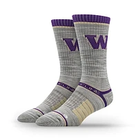 Unisex Strideline Washington Huskies Premium Wool Knit Crew Socks