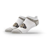 Strideline Colorado Buffaloes Primary Logo Premium No Show Socks