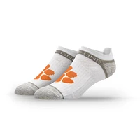 Strideline Clemson Tigers Primary Logo Premium No Show Socks