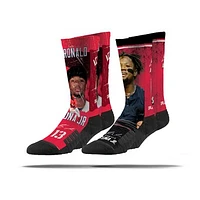 Unisex Strideline Ronald Acuña Jr.  Atlanta Braves Premium 2-Pack Full Slub Crew Socks
