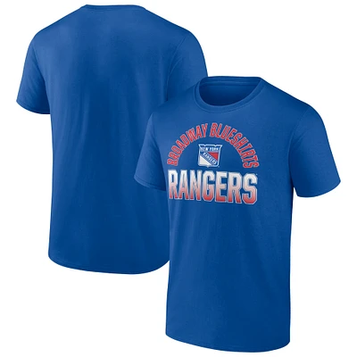 Men's Fanatics Blue New York Rangers Open Net T-Shirt